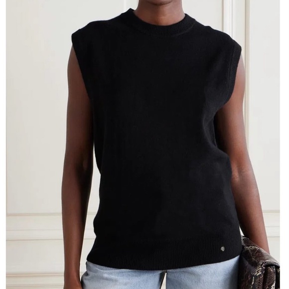New-ANINE BING 
Ronan Cashmere Vest - Picture 2 of 13
